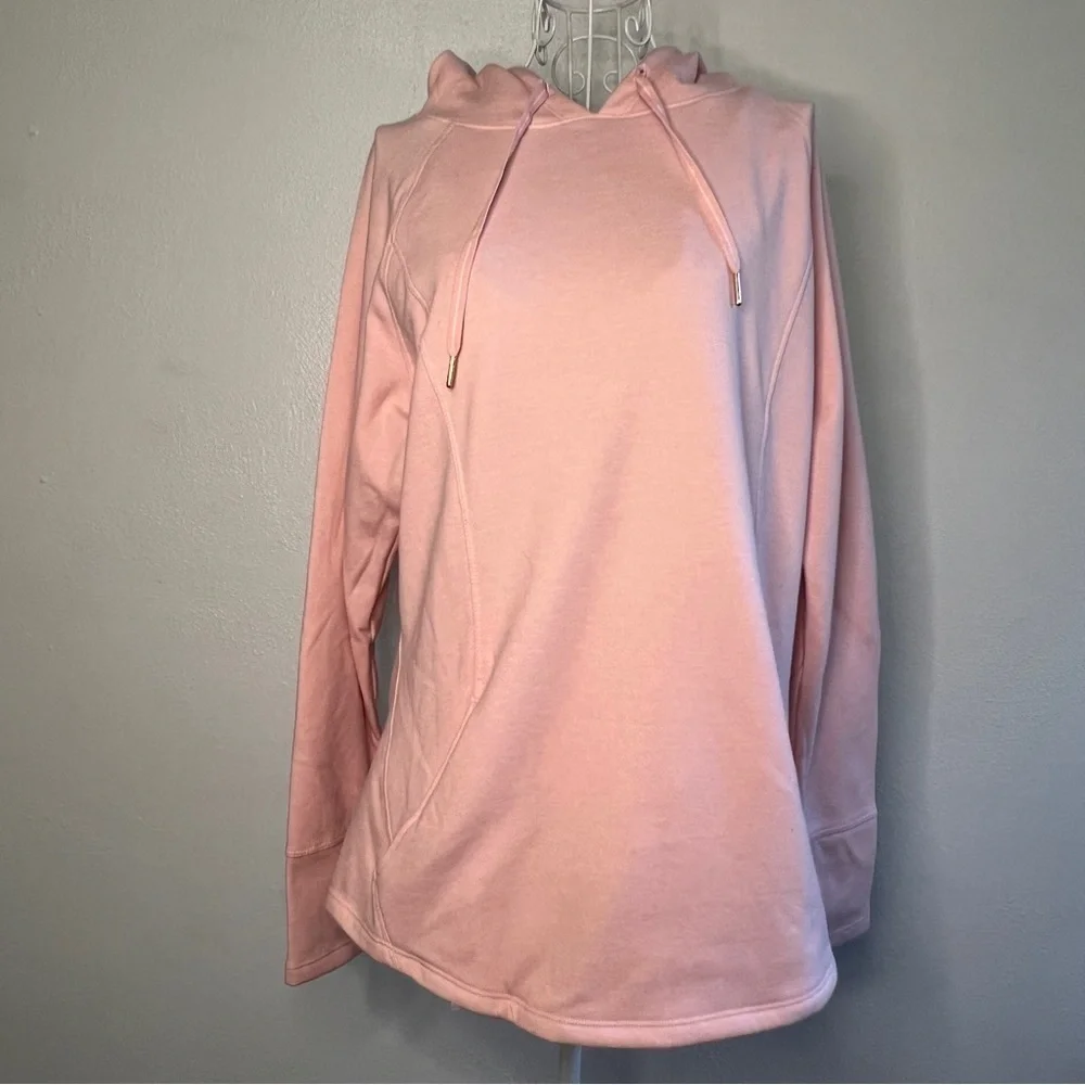 Athletic Works petal pink hooded sweatshirt Sz L(12-14) Preowned. Like new.